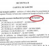 Procedură de... “lactație” pentru mărcile Petrolul - proiect al Consiliului Local Ploiești!