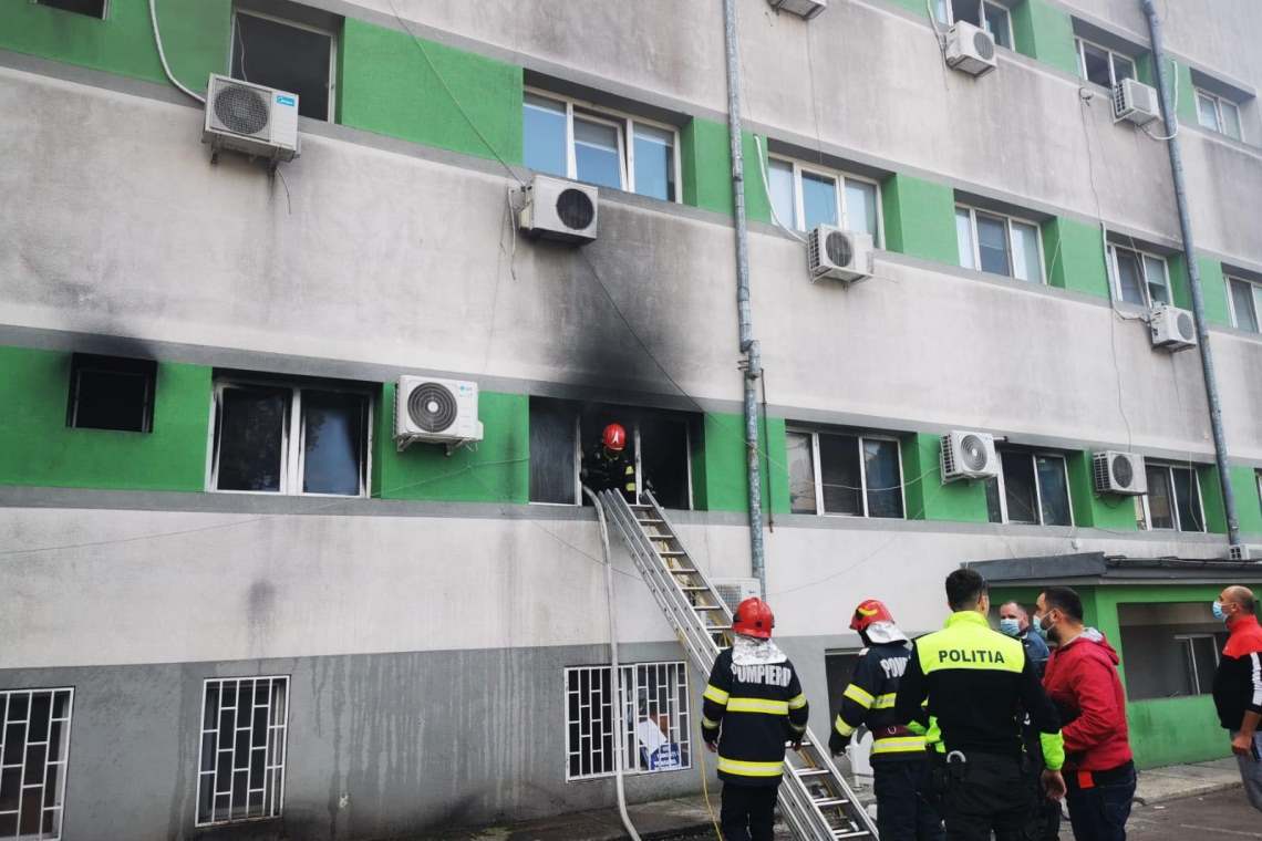 Pacienți morți în incendiul de la Spitalul de Boli Infecțioase Constanța