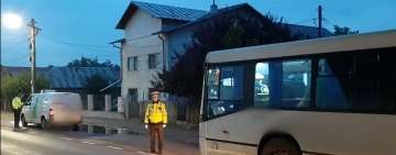 Acțiune de control a polițiștilor de la Rutieră pe DN1 