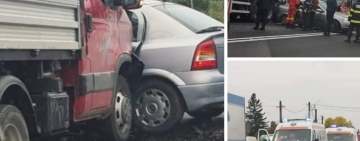 Un nou accident produs pe DN1B, la Valea Călugărească. Unul dintre șoferi are 87 de ani