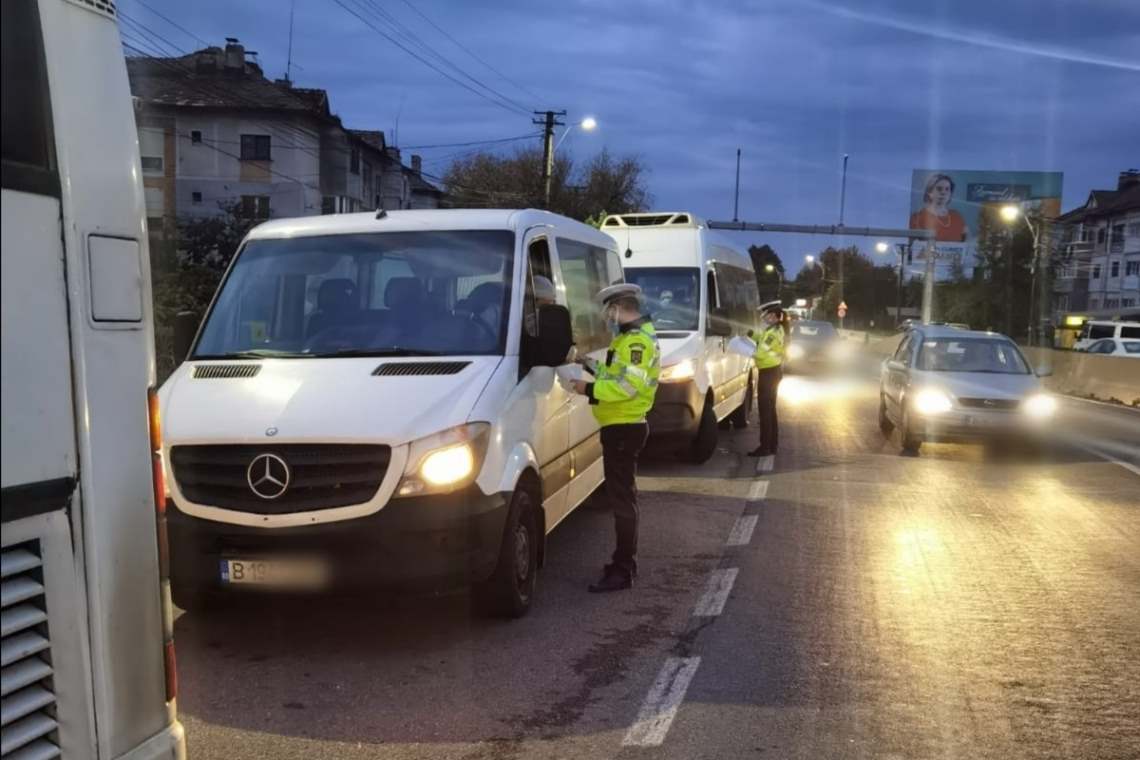 Noi controale ale polițiștilor de la Rutieră, pe DN1