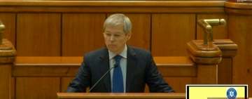 Guvernul Cioloș a fost respins de Parlamentul României