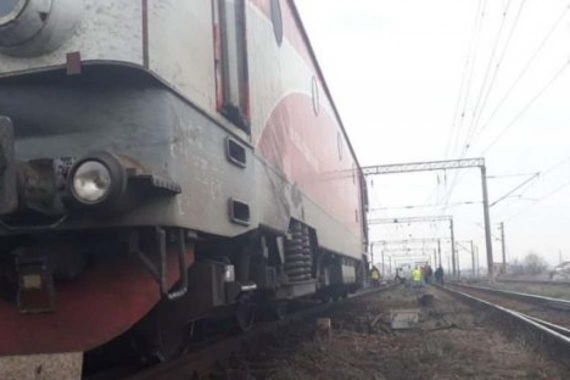 Un bărbat s-a aruncat în fața trenului, la Homorâciu 
