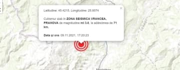 Cutremur în nordul județului Prahova! Unde a fost epicentrul