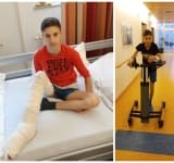 Vă amintiți de băiatul cu picior de elefant, din comuna Bălțești? A făcut deja a treia operație, inclusiv cu ajutorul vostru!