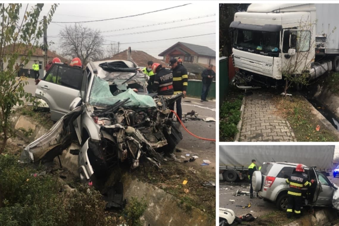 Ce spun polițiștii despre accidentul cumplit de la Ciorani