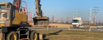 Sens giratoriu la intersecția DN1A - DJ 139, pe raza comunei Berceni