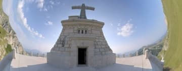 Tur virtual la Crucea Eroilor de pe Caraiman! MApN a făcut recepția la finalizarea lucrărilor de reabilitare a monumentului