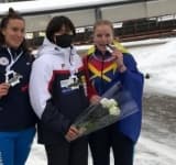 Prahoveanca Georgeta Popescu a urcat pe podium, într-o competiție europeană la monobob!