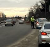 Acțiune a polițiștilor de la Rutieră pe DN1 B, la Valea Călugărească