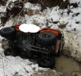 Un adolescent a suferit fracturi la picioare, după ce s-a răsturnat cu ATV-ul, la Bușteni