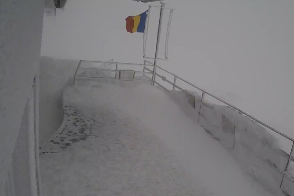 Instalațiile de altitudine din Sinaia nu au pornit a doua zi de Crăciun, din cauza viscolului