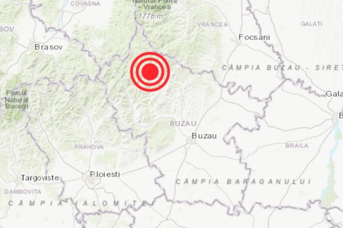 Cutremur la 74 de kilometri de Ploiești