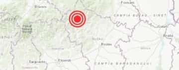Cutremur la 68 de kilometri de Ploiești, în județul Buzău