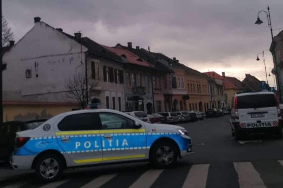 Alertă cu bombă în centrul orașului Sibiu