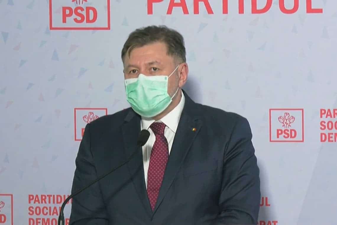 Alexandru Rafila, la Vălenii de Munte: Circa 2-3% dintre românii diagnosticați în valul 5 au necesitat internare în spital