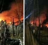 Intervenția pompierilor la incendiul de la Lutu Roșu: o autospecială s-a defectat pe traseu, iar a doua nu a ajuns la casa în flăcări din cauza drumului impracticabil. Cum au acționat echipajele ISU Prahova