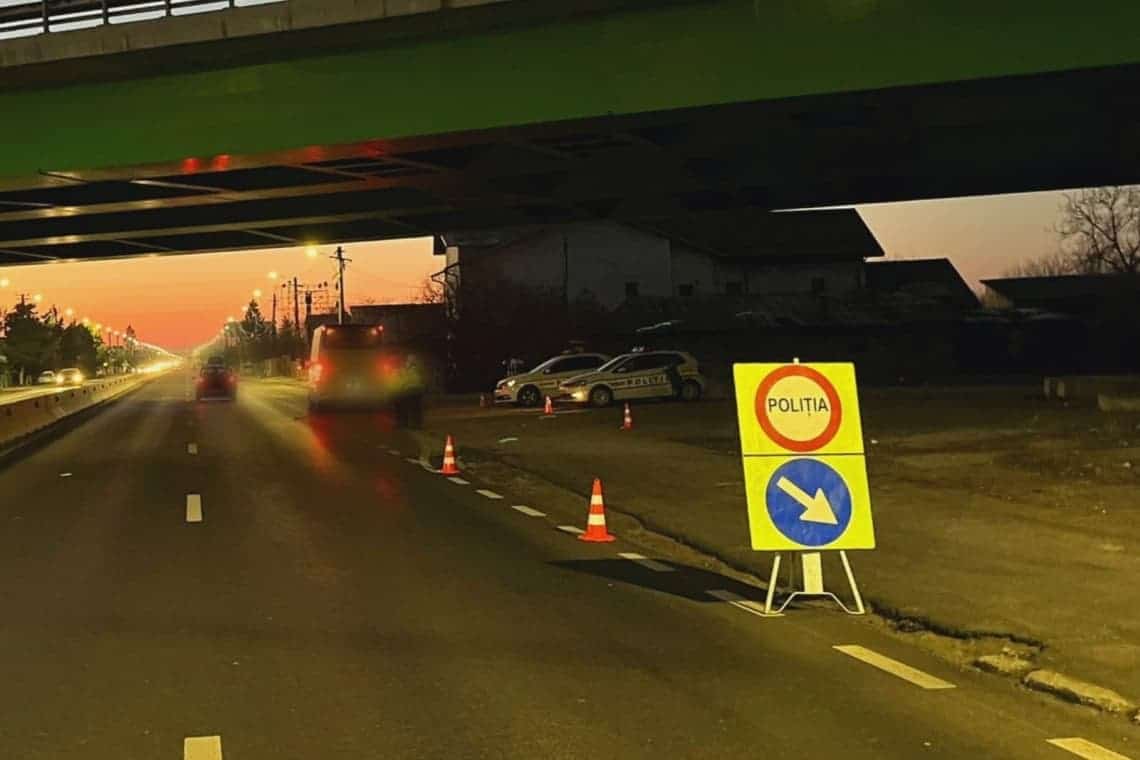 Acțiune a polițiștilor de la Rutieră pe DN1, în județul Prahova