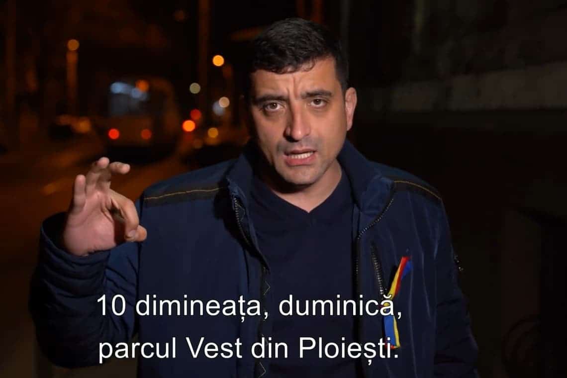 George Simion anunță adunarea la Parcul Vest din Ploiești pentru marșul auto spre Capitală!