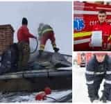 Un pompier prahovean aflat în timpul liber a salvat locuința unei familii din Vâlcănești