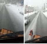 Cum se circulă pe drumurile naționale, după ninsoarea de martie