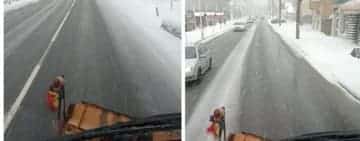Cum se circulă pe drumurile naționale, după ninsoarea de martie