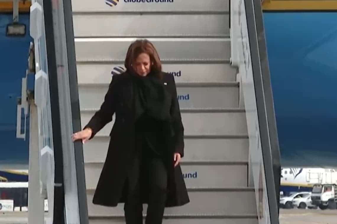 Vicepreședintele SUA, Kamala Harris, a ajuns în România. Se întâlnește cu Klaus Iohannis, la Cotroceni