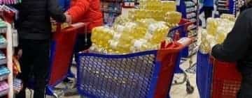 Noua isterie de pe piață - golirea rafturilor de ulei! Președintele ANPC: “Cumpărați rațional!“