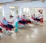 Zeci de jandarmi de la Gruparea Mobilă au donat sânge, la Centrul de Transfuzie Sanguină Ploiești