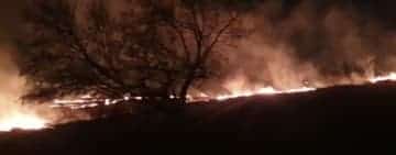 Video/ Incendiu pe 50 de hectare, la Boldești-Scăeni. Mai multe echipaje de pompieri intervin pentru stingerea focarelor
