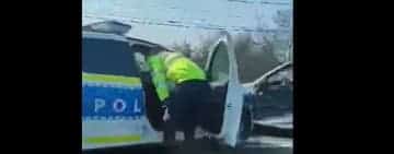 Polițist prahovean rănit într-un accident rutier produs la Valea Călugărească