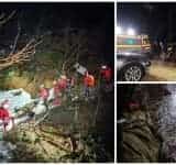 Actiune de nouă ore a salvamontiștilor, pentru coborârea unui tânăr de 18 ani, rănit, dintr-o zonă periculoasă a Bucegilor