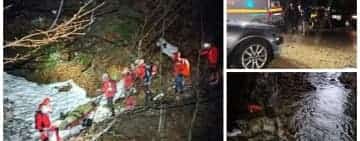 Actiune de nouă ore a salvamontiștilor, pentru coborârea unui tânăr de 18 ani, rănit, dintr-o zonă periculoasă a Bucegilor