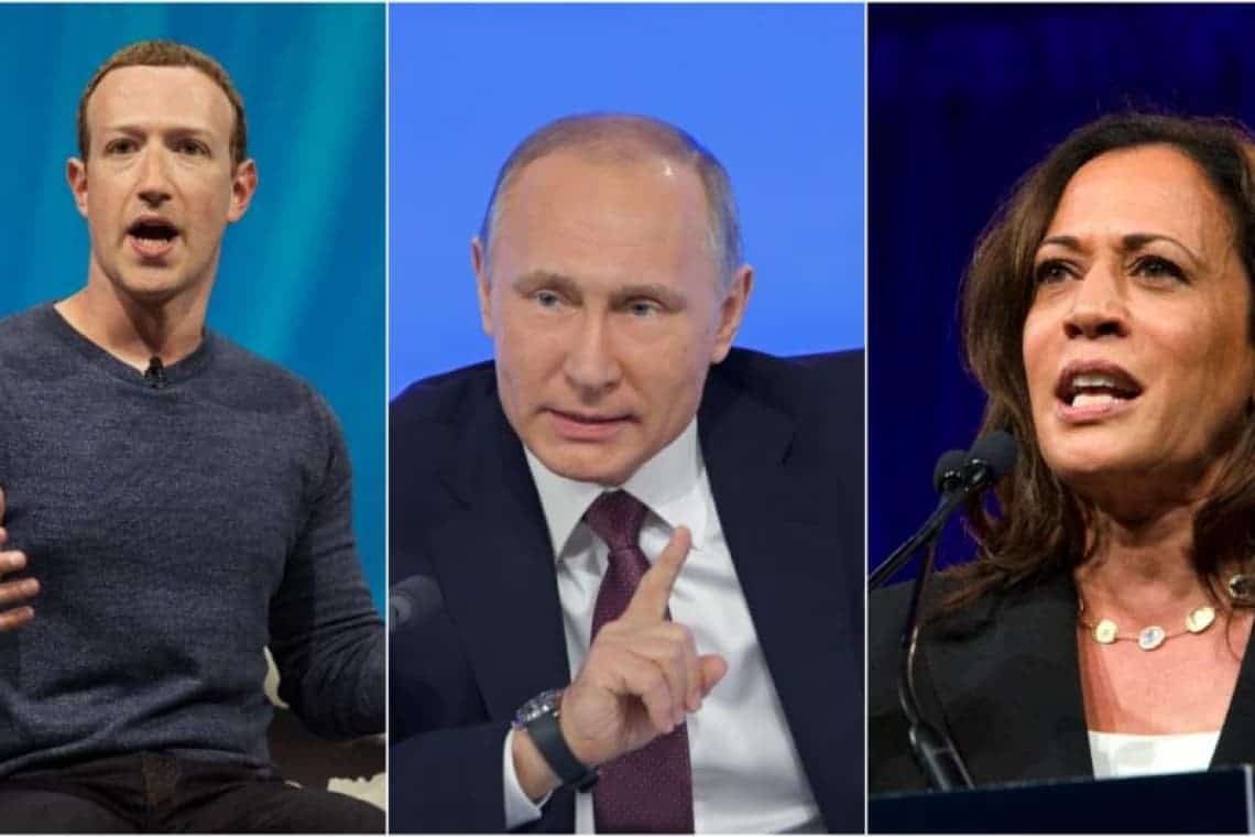 După Joe Biden, nici Kamala Harris și Mark Zuckerberg nu mai au voie să intre în Rusia