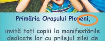 Dragi administratori de comune și orașe, domnilor primari, dacă tot invitați copiii la evenimente de 1 IUNIE, faceți-o, vă rugăm, FĂRĂ VIRGULĂ ÎNTRE SUBIECT ȘI PREDICAT!
