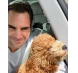 Jucătorul de tenis Roger Federer l-a prezentat pe noul membru al familiei, pudelul Willow