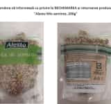 Semințe cu suspiciune de Salmonella, retrase de la vânzare din magazinele LIDL, inclusiv din Prahova
