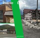 Construcții ridicate fără autorizație în Sinaia, puse la pământ de autoritatea locală. Trei sunt pe Platoul Bucegilor