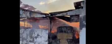 Incendiu de proporții la un saivan, între Mizil și Conduratu