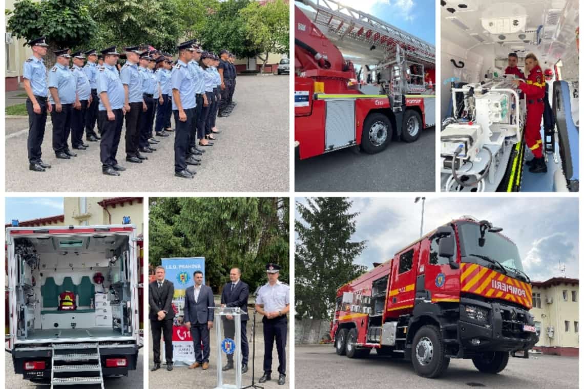 Echipamente de intervenție de ultimă generație au intrat în dotarea pompierilor prahoveni