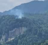 UPDATE/Pericol în Bucegi! Un incendiu de pădure a izbucnit în zona carierei Piatra Arsă