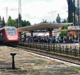 Peroanele Gării Predeal arată ca după bombardament!