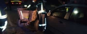 Un cal speriat, înhămat la o căruță, a provocat un accident rutier în Dumbrăvești