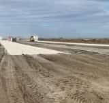Imagini de pe șantierul autostrăzii Dumbrava-Buzău, tronsonul Mizil-Pietroasele