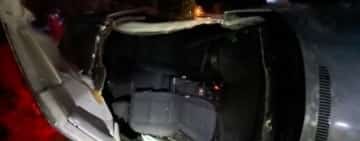 Accident Urlați/Tânărul de 19 ani care a condus fără permis și s-a răsturnat cu mașina a fost reținut