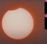 LIVE/ A început eclipsa parțială de soare. La 13:37:37, la Ploiești va fi la maximum!