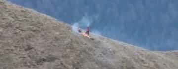 Amendă de 3.000 de lei pentru incendiatorul de la Crucea Caraiman