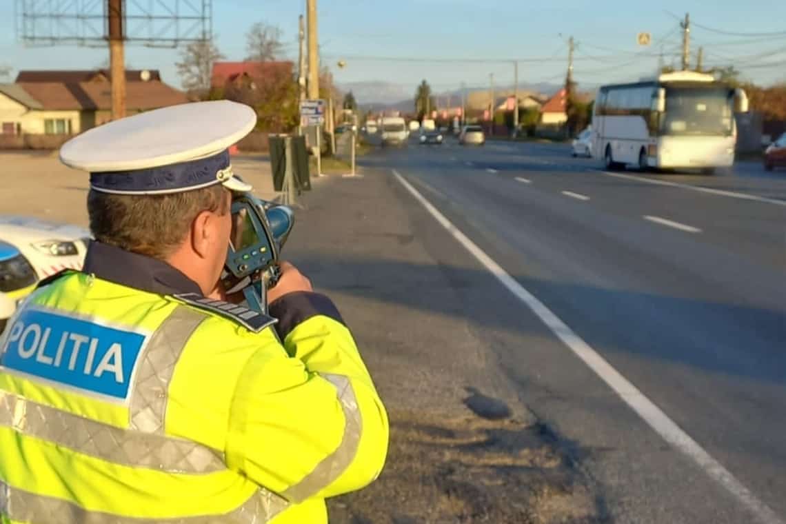 Atenție, șoferi! Acțiune Blitz a polițiștilor pe DN1, la Bănești