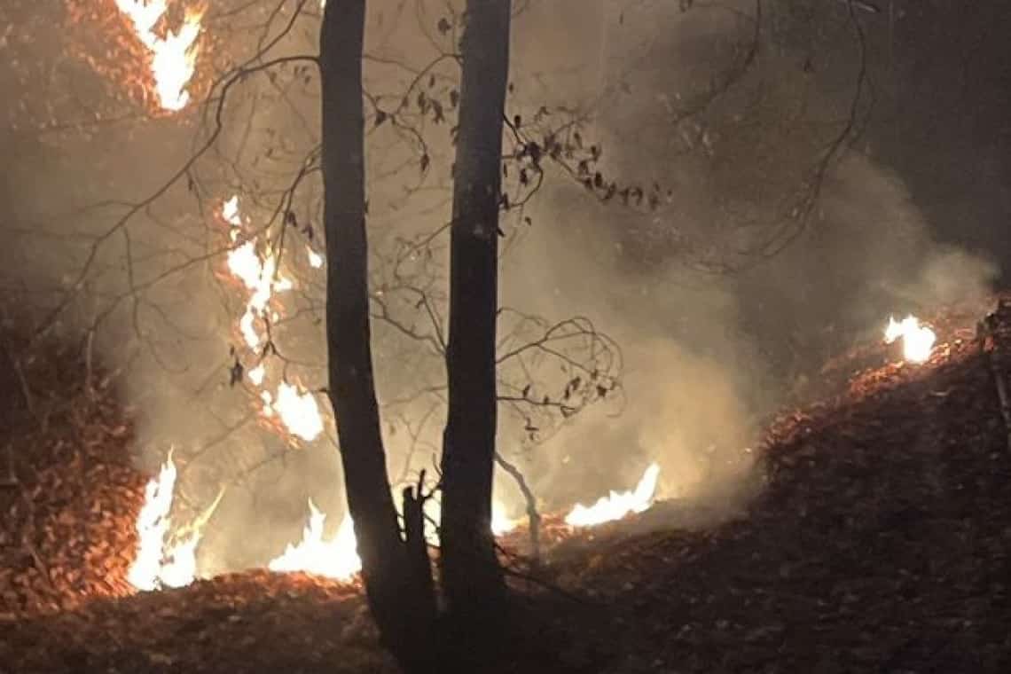 Incendiu în Drajna de Jos. Ard saci cu haine depozitați într-o curte nelocuită