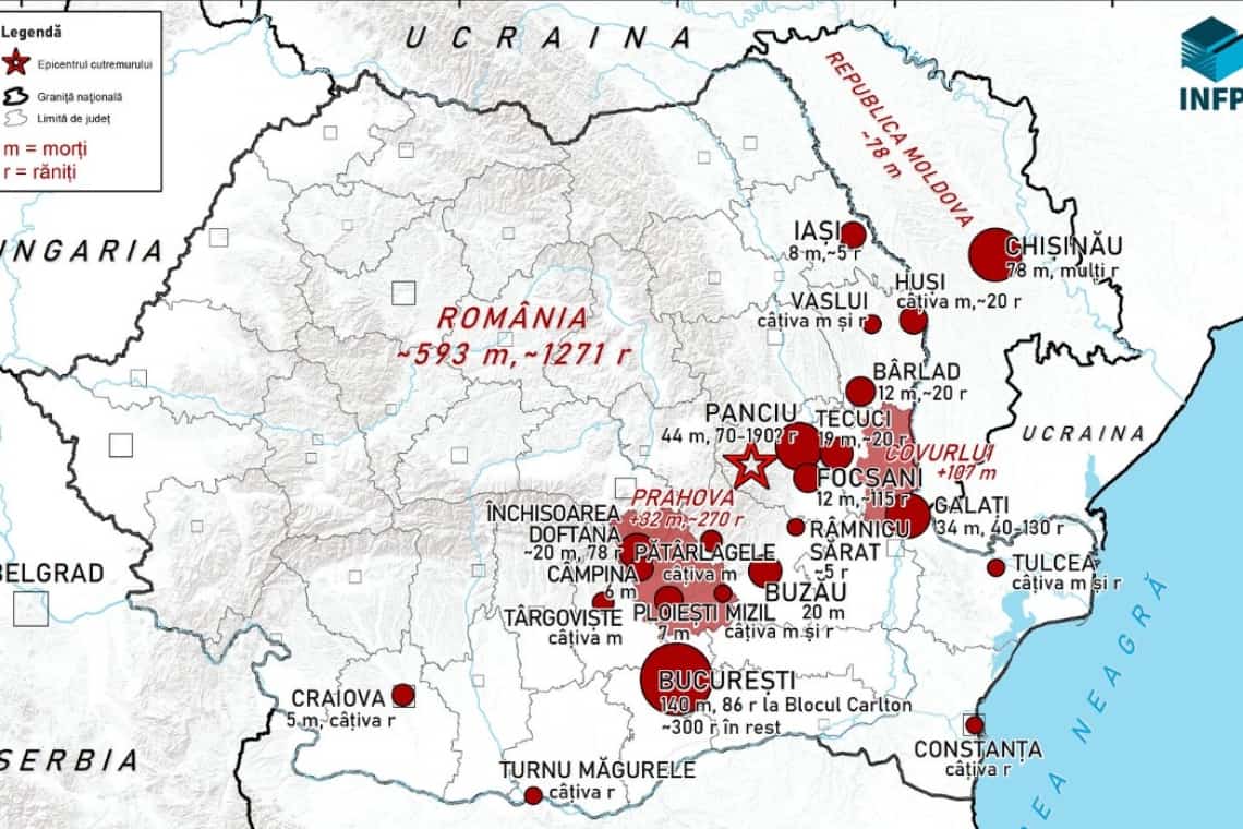 10 noiembrie 1940. Cel mai mare seism din secolul XX, ca energie eliberată, din România